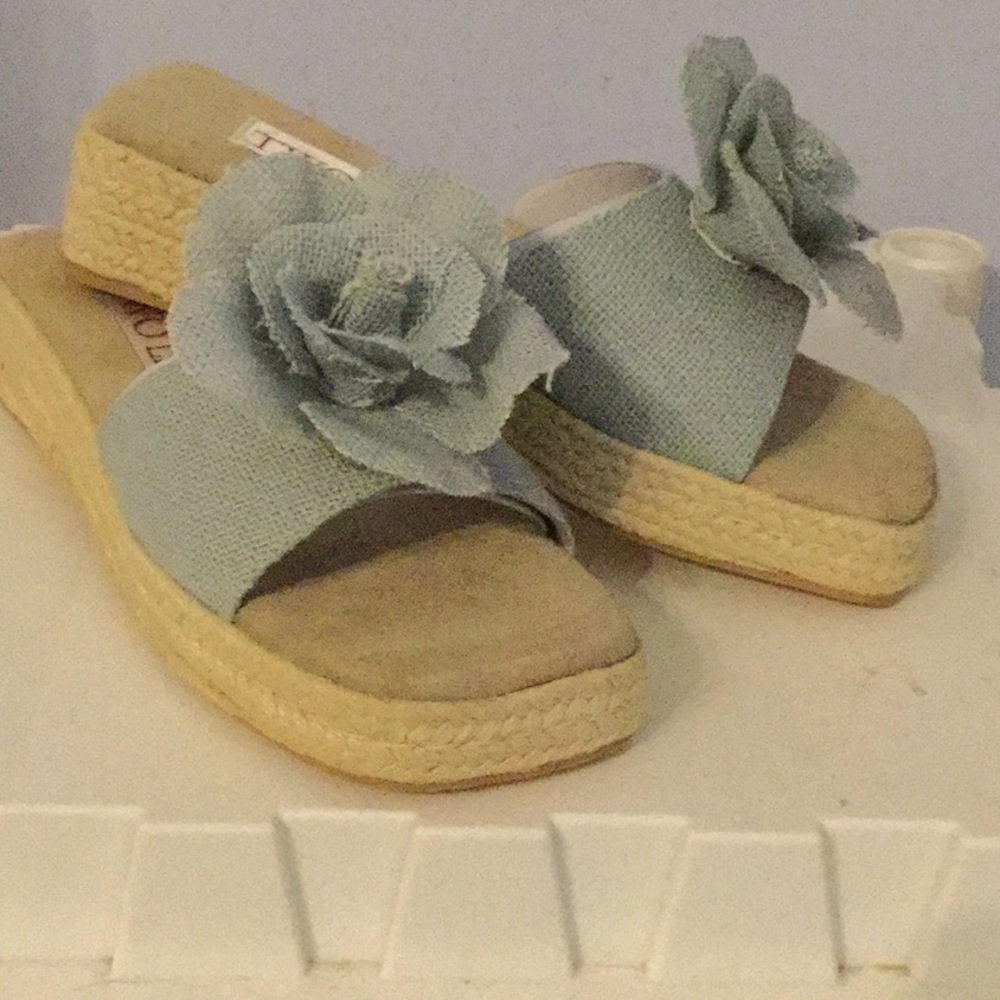 Women's Light Blue Sandal by Two Lips